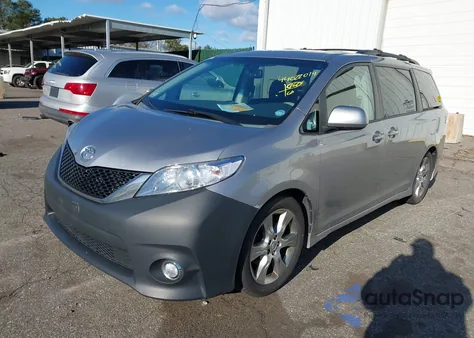 2012 Toyota Sienna Se 8 Passenger from USA, damaged, VIN 5TDXK3DC7CS265790